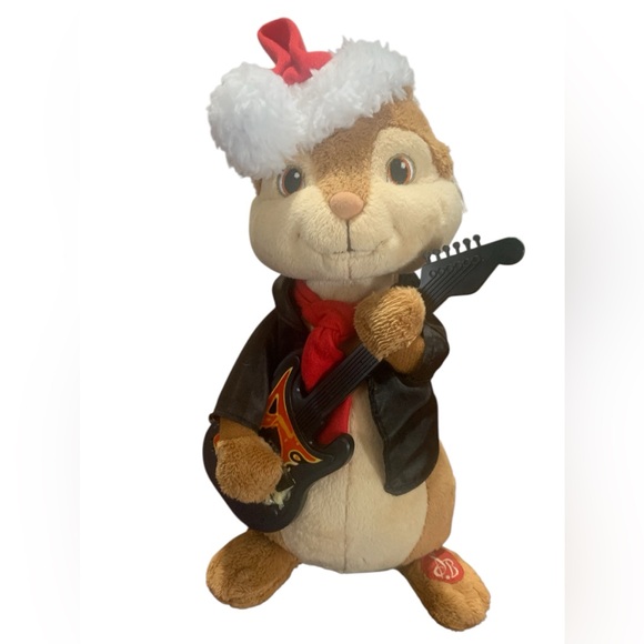 Alvin & The Chipmunks Christmas Musical Animation Plush CVS Exclusive 2011 Works - Picture 1 of 2
